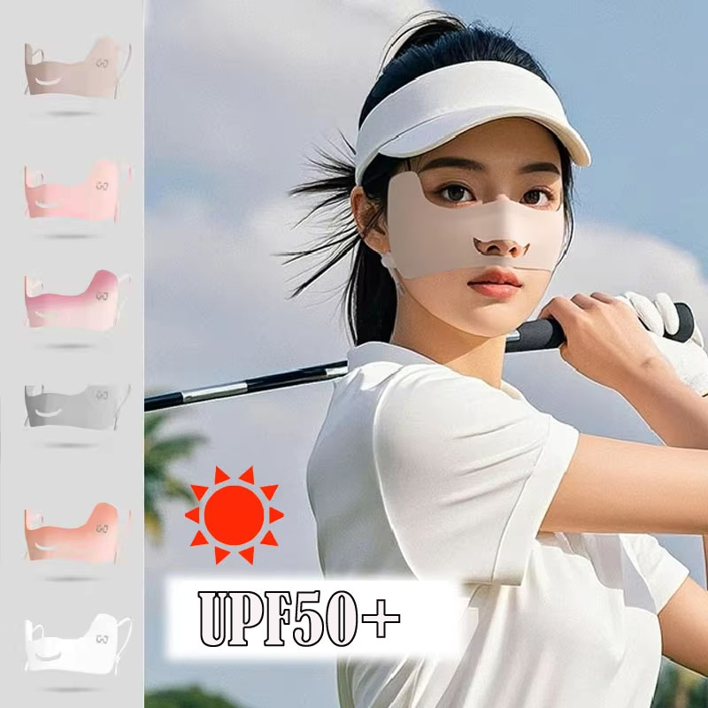 Sports Mask Breathable - Masque d'été en soie glacée, écharpe