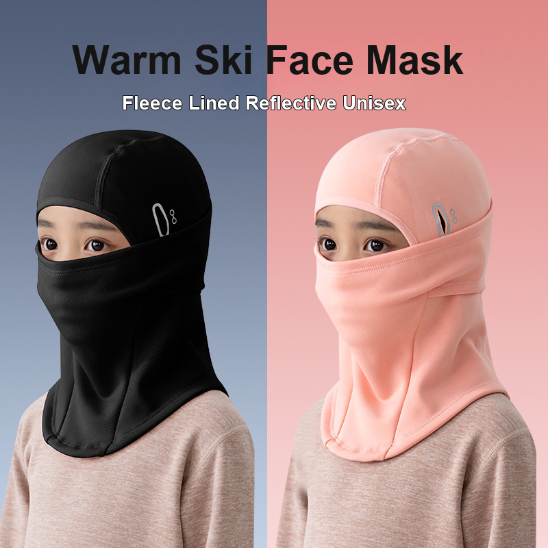 Kids Face Mask - Balaclava pour enfants, coupe-vent, anti-froid, couvre-tête