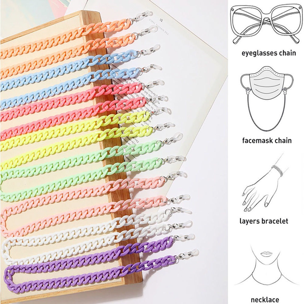 Mask Chain Holder - Chaîne de lunettes antidérapante en résine