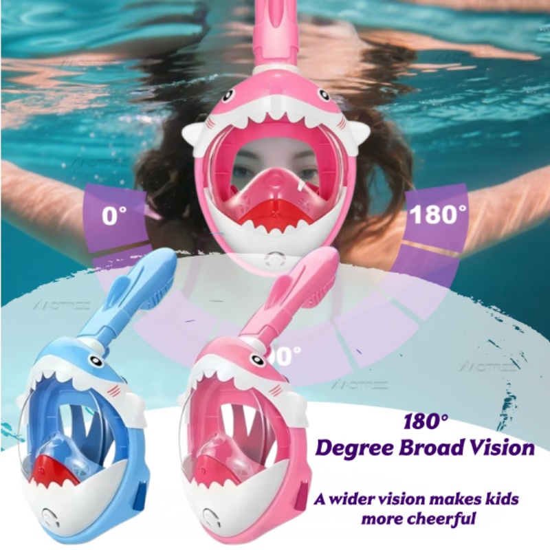 Kids Face Mask - Masque de plongée intégral pour enfants,