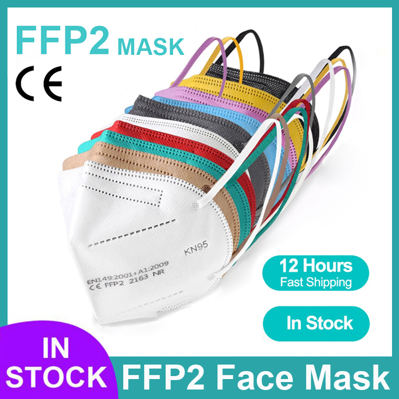 Black Face Mask Pack - Masques FFP2 5 couches approuvés CE,