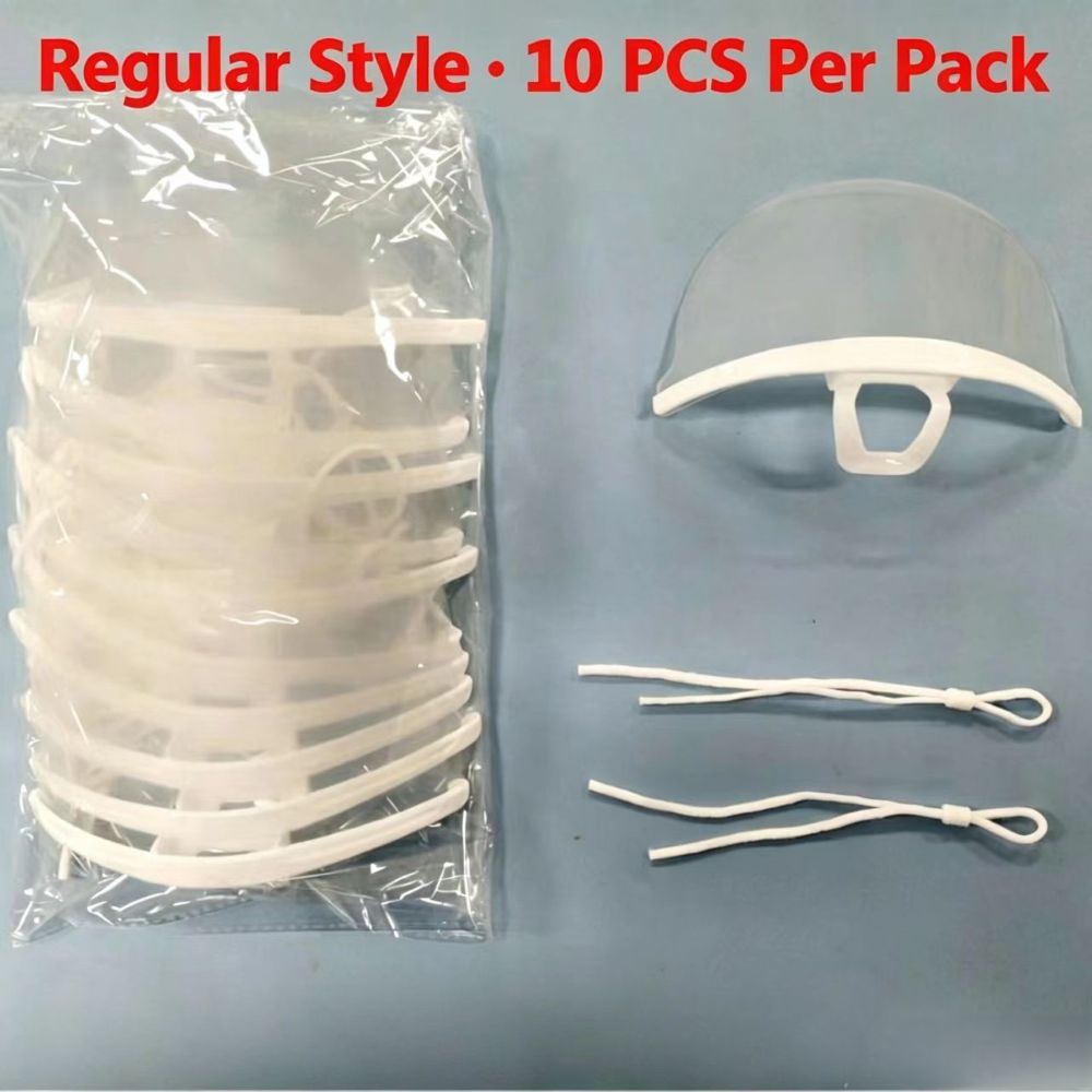 Mask Lanyard Adjustable - Protection buccale transparente anti-buée pour la