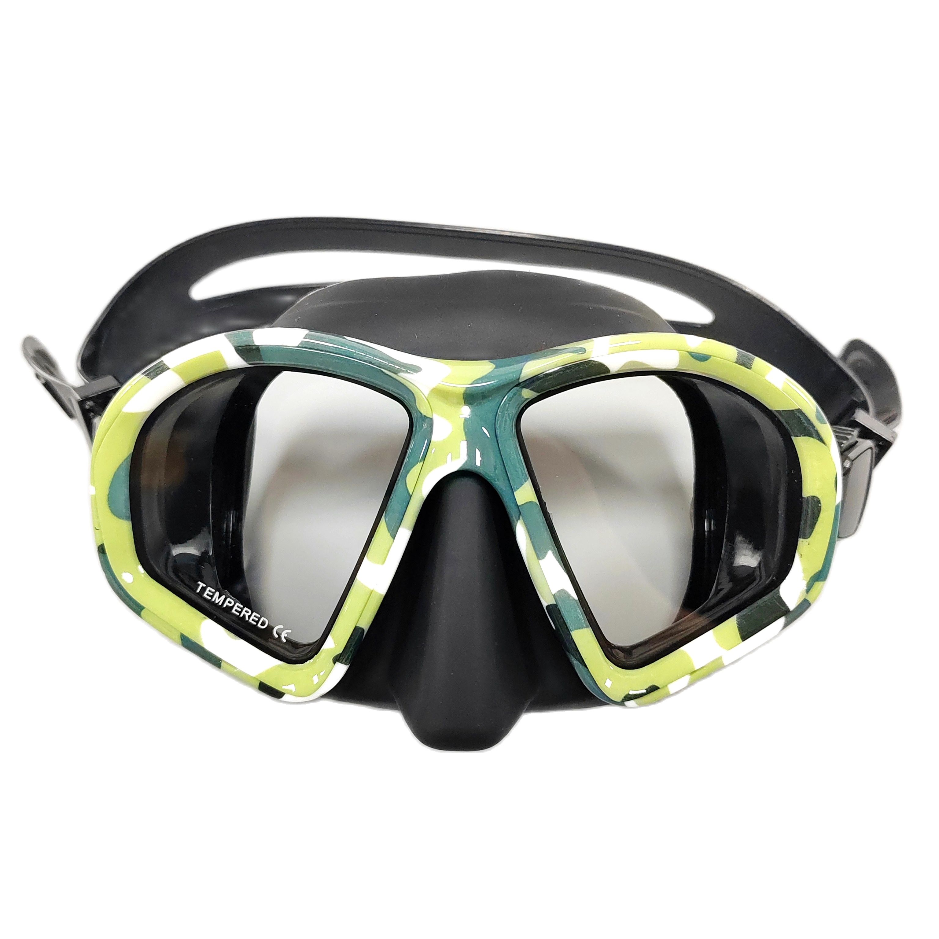 Anti Pollution Mask - Masque de plongée sous-marine camouflage anti-buée,