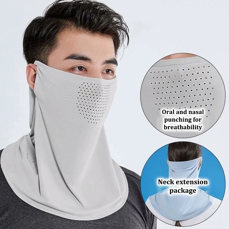 Masque facial et cache-cou uni - Sports Mask Breathable avis et prix