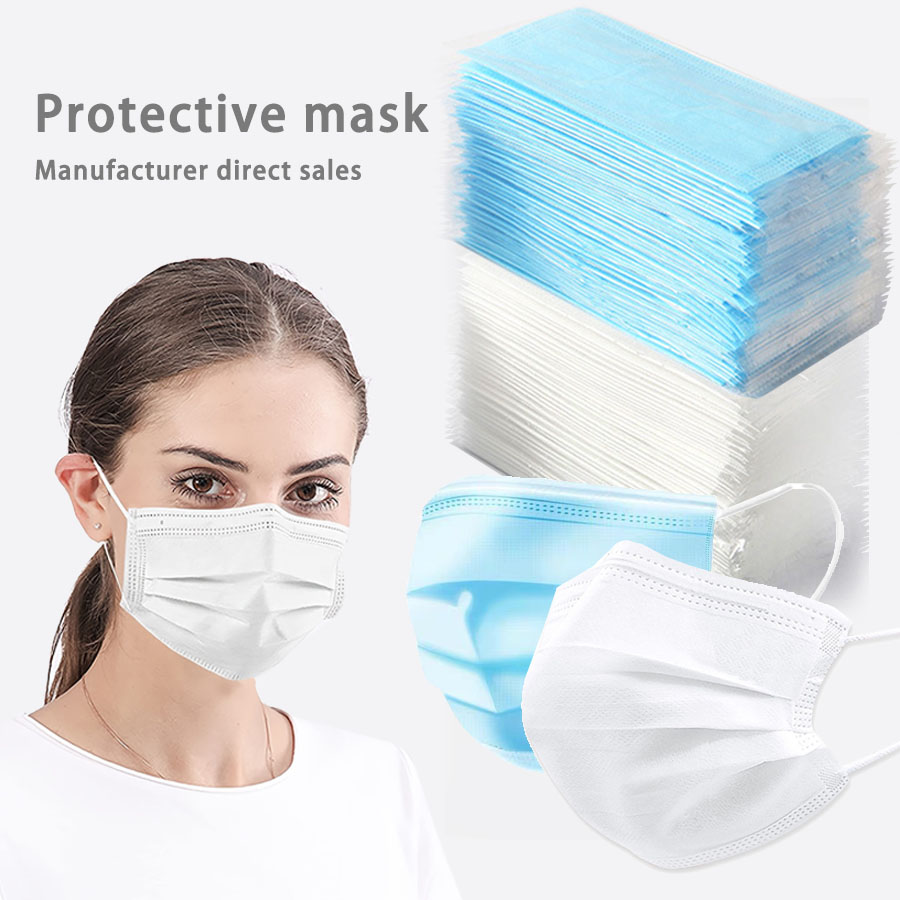 50/100 pièces masque jetable p - Disposable Mask Blue avis et prix