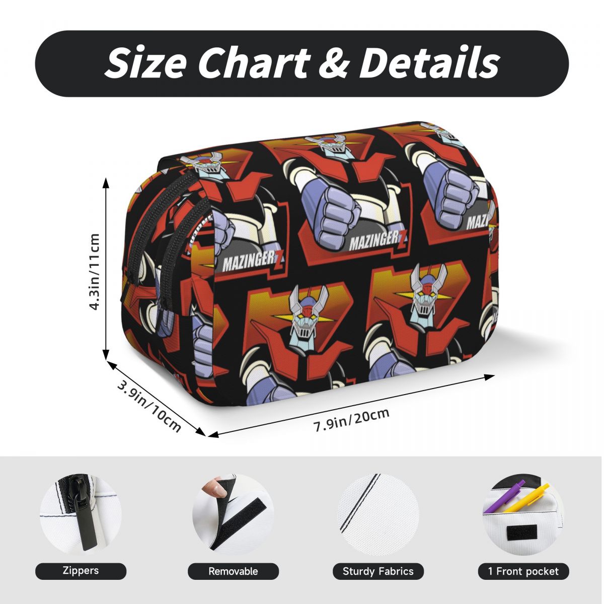 Étuis à crayons Mazinger Z Gol - Mask Case Hard Shell avis et prix
