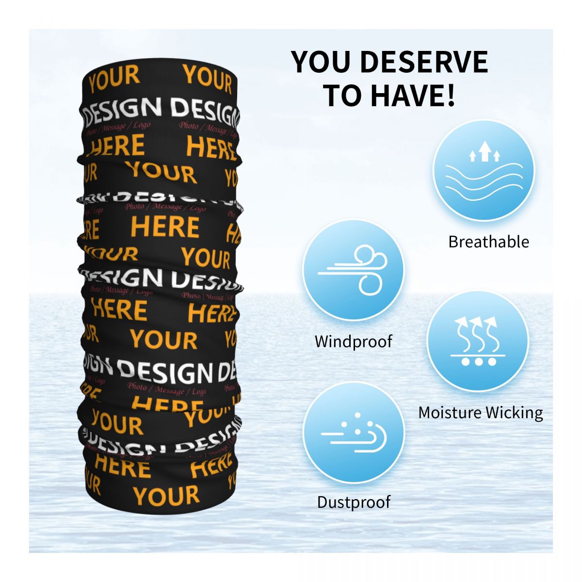 Personnalisez votre conception - Neck Gaiter Face Cover avis et prix