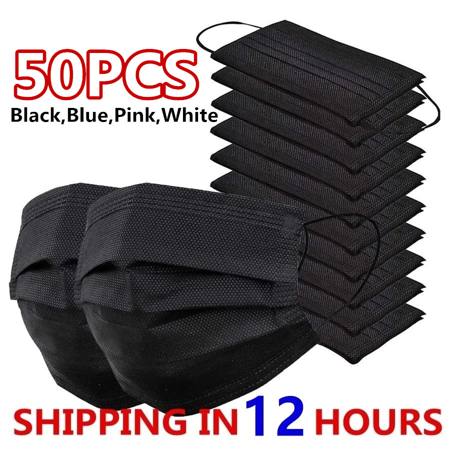 Masques Masque à 3 couches Mas - Black Face Mask Pack avis et prix