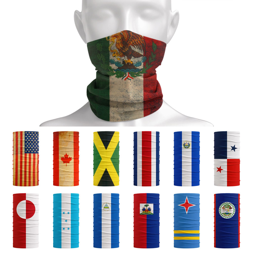 Bandana drapeaux nationaux d'a - Neck Gaiter Face Cover avis et prix