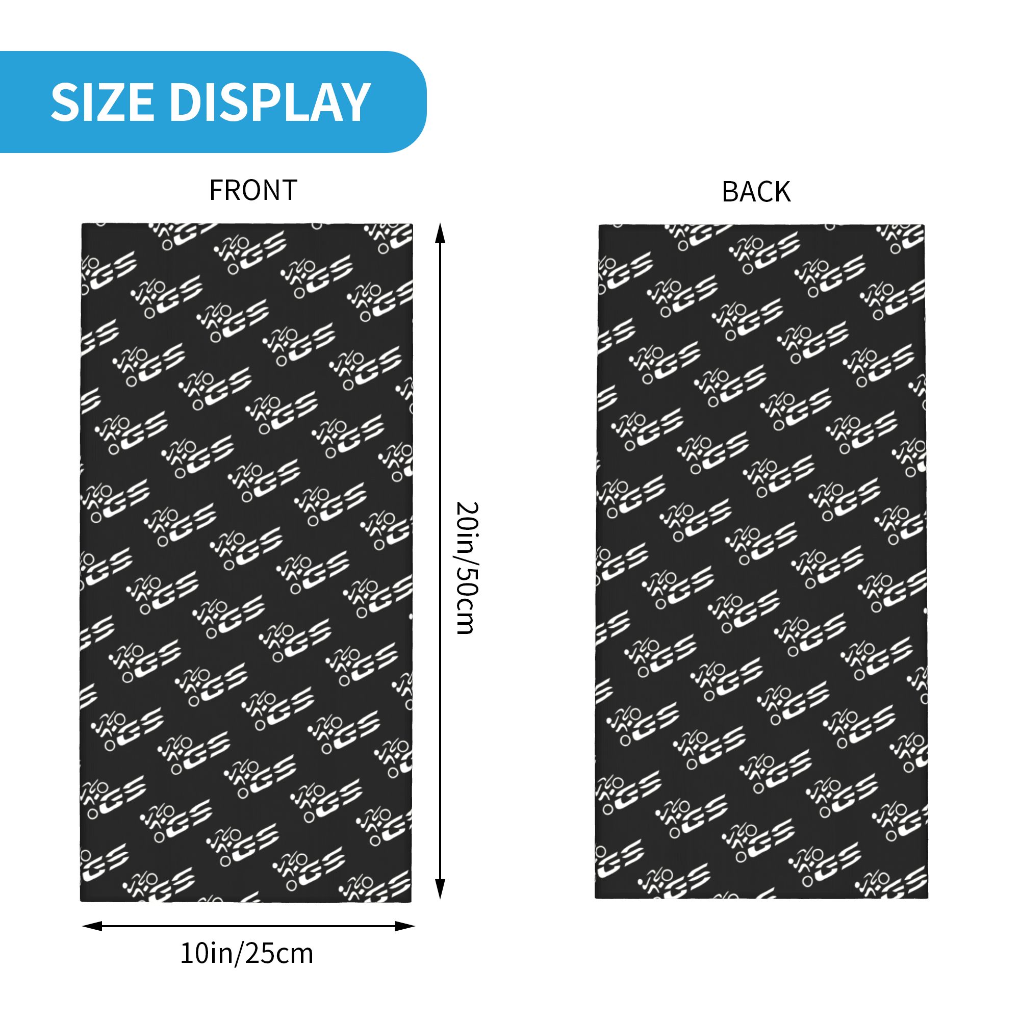 Cache-cou bandana moto personn - Neck Gaiter Face Cover avis et prix