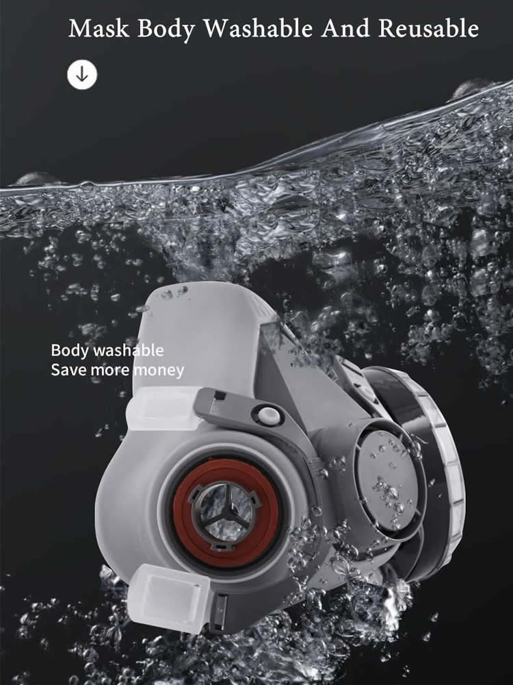 Demi-visage 6200 masque à gaz  - Dust Mask Construction avis et prix