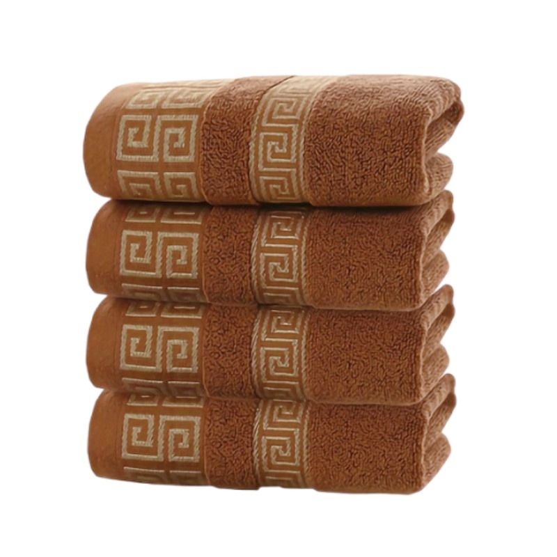 Serviettes en coton marron 34x - Cloth Face Mask Washable avis et prix