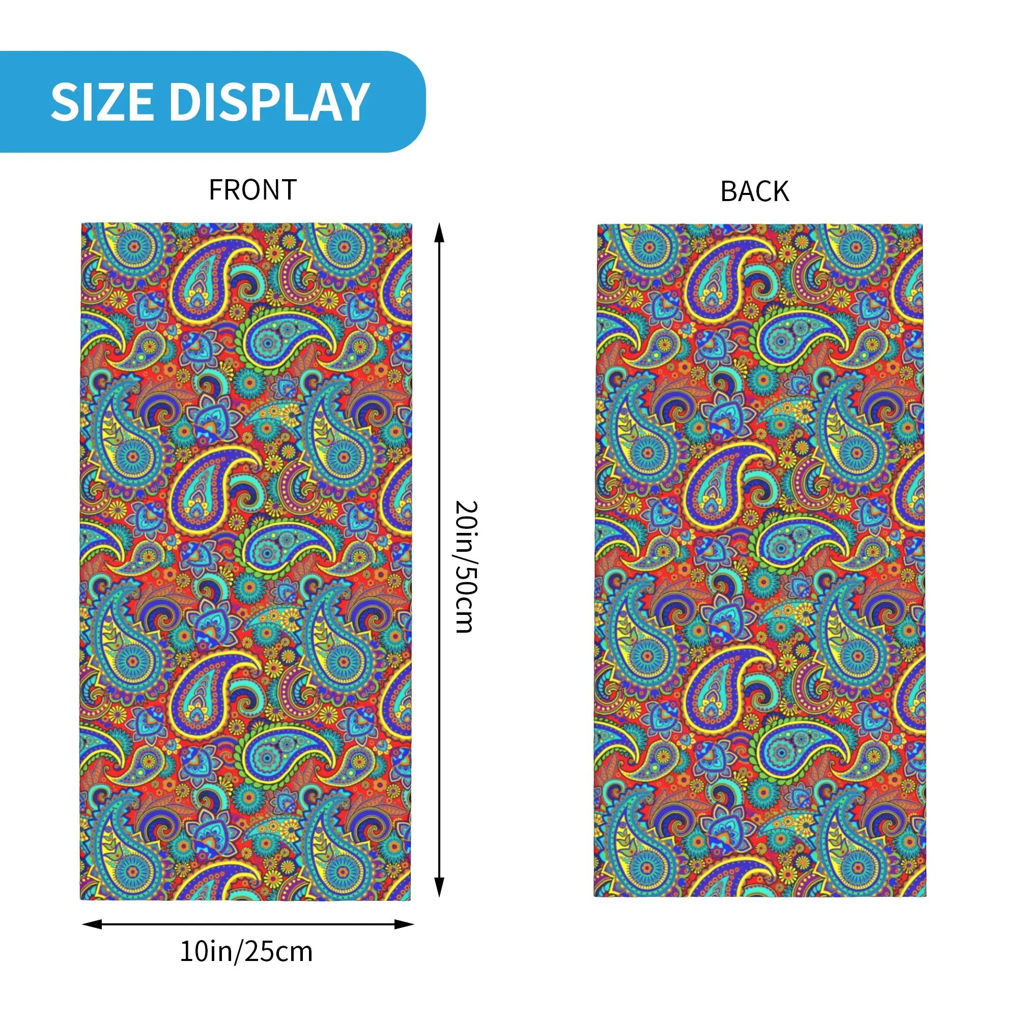 Cache-cou bandana coloré à mot - Neck Gaiter Face Cover avis et prix