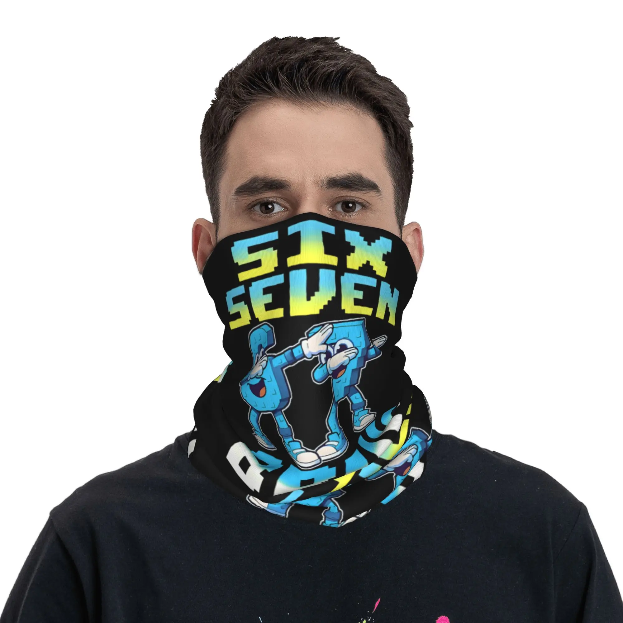 67 Six Seven Meme 6 7 Italian  - Neck Gaiter Face Cover avis et prix